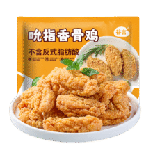 谷言 香骨鸡 脆皮炸鸡400g*3袋、1.2kg18.8元包邮（需试用）