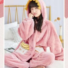 都市丽人 加绒加厚家居服套装