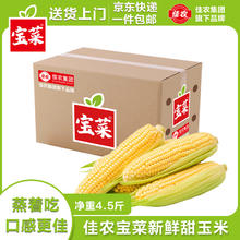 佳农 云南金银水果玉米甜玉米鲜玉米现摘嫩玉米香甜多汁5斤装源头直发 鲜水果玉米 5斤
