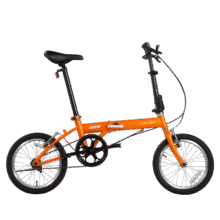 大行（DAHON）KT610折叠自行车16英寸单速男女学生上班上学城市通勤单车 橙色722.2元（需领券）