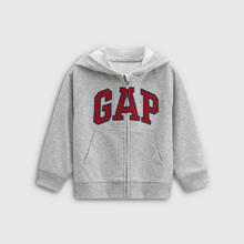 Gap 盖璞 logo毛圈宽松连帽衫卫衣外套830349券后159元
