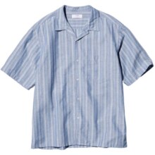 优衣库男装女装棉麻条纹衬衫/短袖衬衣开衫休闲25春夏新款477902178.92元包、合89.46元/件