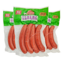 双汇蒜味肠380g 蒜味肠原味+香辣（共两包）京东此款商品现价19.8元，下单领取满19-4元优惠券，实付低至15.8元2包，划7.9元/包，近期好价可入手。