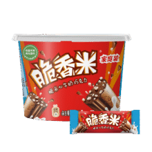 脆香米脆米夹心巧克力休闲食品儿童充饥解馋送女友追剧零食结婚喜糖果 脆香米216克*1桶21.89元（需领券）