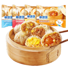 林饱饱29.8元任选4口味纸皮烧麦家庭装240g 学生上班族职场速食早餐烧卖 蛋黄纸皮烧麦1袋240g15.7元 (券后省3)