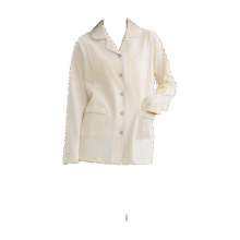 婧麒（JOYNCLEON）7A抗菌月子服春秋新款孕妇产后喂奶100%纯棉家居服开衫睡衣套装 湖水蓝 M码129元 (券后省30)