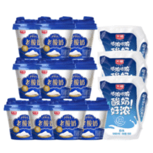 光明 1911原酪乳经典老酸奶 180g*10杯（赠咕浓酸奶180g*3袋）￥34.00 5.7折