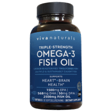 Viva Naturals26.5月批次美国进口高纯度rTG结构深海鱼油omega3欧米伽3胶囊90粒203.05元（需领券）