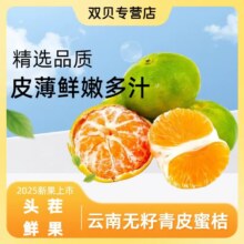 春福乐 新鲜青皮蜜橘 5斤亲选 | 单果55-65mm净重4.5斤8.8元