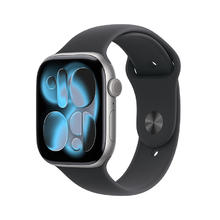 苹果 Apple Watch Series 11 智能手表 GPS版 46mm 深空灰色 铝金属 黑色运动型表带 S/M2719.15元