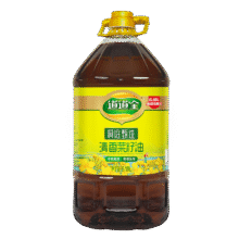 plus会员、再降价:道道全菜籽油 食用油 洞庭甄选清香菜籽油 量贩装非转基因 6.18L*1桶166.3元（合55.43元/件）
