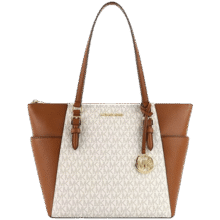 迈克.科尔斯（MICHAEL KORS）MK女包 奢侈品 CHARLOTTE托特包单肩包 香草白