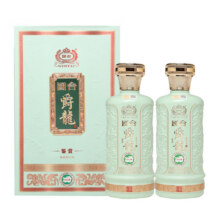 国台贵州大曲坤沙酱香型高端白酒 送礼收藏自饮送礼 53度 500mL 2瓶 爵龙鉴赏258.0元（合258元/件）