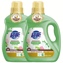 护衣防串色！超能 植沐悦色洗衣液 3.38kg*2瓶（13.52斤）￥42.18 2.1折 比上一次爆料降低 ￥7.72
