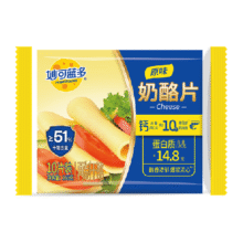 妙可蓝多 芝士片 奶酪片 尝鲜装 芝士片83g 5片*2件15.49元（需领券，合7.75元/件）