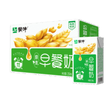 蒙牛 早餐奶【早餐伴侣】原麦味牛奶礼盒装 250mL*16盒54.9元 (券后省5)