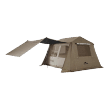 Naturehike挪客Village 6.0屋脊速开帐篷天幕户外露营钛黑胶防晒防雨小屋帐1499元 (满99减5)