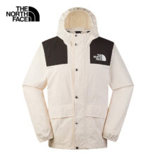 The North Face 北面 防风夹克 男户外防风防泼水外套5JYN 沙丘白