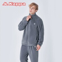 可居家可外穿！Kappa 情侣款摇粒绒加厚家居服外套KP2H1213 多色￥59.00 1.6折