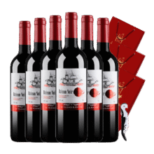 黑舰【玫嘉】法国Roux家族原瓶进口黑舰经典混酿干红葡萄酒红酒 750ml*6瓶13度送礼佳品298元 (满1000减100,券后省1000)