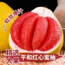 平和红心蜜柚净重4.5斤（12.78元