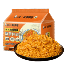 白象 方便面 蟹黄拌面五合一苏式地域风味126g*5包 五连包 方便速食15.9元