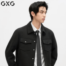 GXG 男士条纹提花肌理翻领夹克外套G24D213066￥120.00 5.0折
