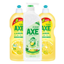 斧头牌（AXE）护肤洗洁精 鸭屎香1.01kg+1kg*2瓶29.9元（需领券）