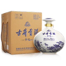 再降价、plus会员：古井贡酒 青花大坛 50° 浓香型 1500ml 1坛97.6元（返豆5元）