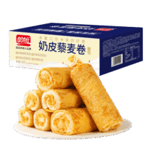 盼盼 奶皮藜麦卷 早餐糕点岩烧蛋皮卷休闲零食肉松沙拉面包 560g/盒19.9元 (券后省8)