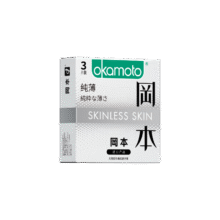 需首购:冈本避孕套SKIN纯薄3片装便携安全套男女用套套超薄套成人情趣计生byt8.9元