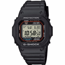 卡西欧（CASIO）G-SHOCK系列小红圈小方块系列太阳能电波防水防震手表送礼推荐 小红圈GW-M5610U-1太阳能+电波840元 (券后省30)