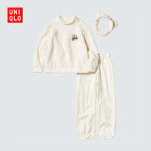 UNIQLO 优衣库 儿童摇粒绒套装（长袖+长裤）券后69元