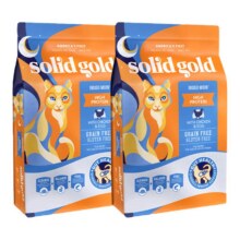 88VIP：SolidGold 素力高 无谷全阶段成幼金素鸡猫粮 12磅*2包439.65元包邮+6475淘金币（需领券）