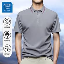 JEANSWEST 真维斯 男士短袖POLO衫（任选两件）12.4元（需买2件，需用券）