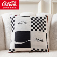 有券的上：Coca-Cola 可口可乐 抱枕被 二合一 黑白畅想 100*150cm券后16元