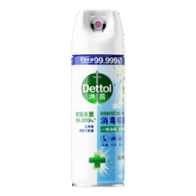 滴露（Dettol）消毒喷雾454ml鞋子除臭杀菌喷雾除臭喷雾鞋子马桶消毒除霉味铃兰129.7元（合43.23元/件）