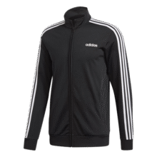 adidas休闲舒适三条纹立领夹克外套男装秋季阿迪达斯官方轻运动 黑色/白(推荐选大一码) S219元 (每满239减40,券后省20,月销8000+)