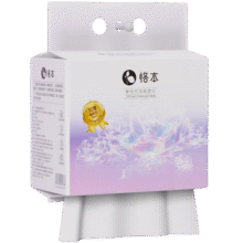 恪本挂式洗脸巾 吸水超厚加大干湿两用绵柔巾 100抽*1提（20*18cm）