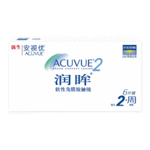 强生（Johnson） 安视优 进口 隐形眼镜 润眸 两周/双周抛 6片装250度93.6元（需领券，合31.20元/件）