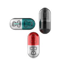 水月雨 音乐胶囊PILL 蓝牙耳机耳夹式AI降噪蓝牙6.0真无线开放式不入耳高音质跑步运动通话音乐耳机防掉 红色179元