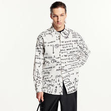 JACK&JONES 杰克琼斯 男士灯芯绒涂鸦衬衫券后174.68元