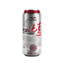 天湖啤酒 8度纯麦啤酒 500*12罐*2件48.86元（合24.43元/件）