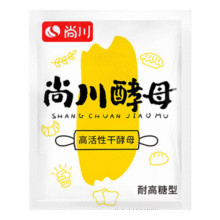 尚川耐高糖酵母粉 高活性干酵母做包子馒头发酵菌西式面点面包烘焙粉 耐高糖酵母5g*30袋14.9元 (满2件9折)