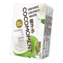COCOMOMENT 佳农泰国进口100%NFC椰子水200ml*12盒*2件50.6元（需领券，合25.30元/件）