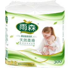 雨森 无芯卷纸  6层 150g/卷*2卷 1提1.5元包邮