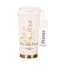 宅轻松 316保温杯吸管双饮咖啡杯500ML14.95元