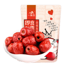 一品玉 新疆去核红枣灰枣开袋即食休闲零食500g/袋休闲办公室零食手抓包 去核500g（无独立包装）19.9元 (券后省15)