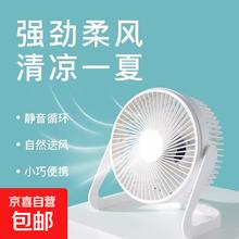 电风扇家用桌面小风扇台扇USB直插电扇学生宿舍办公室台式桌面迷你小电扇5寸一档风力（白色）券后1.9元