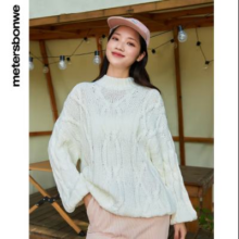20点开始：美特斯邦威 女士秋季长袖针织衫毛衣49元 包邮（需领券）